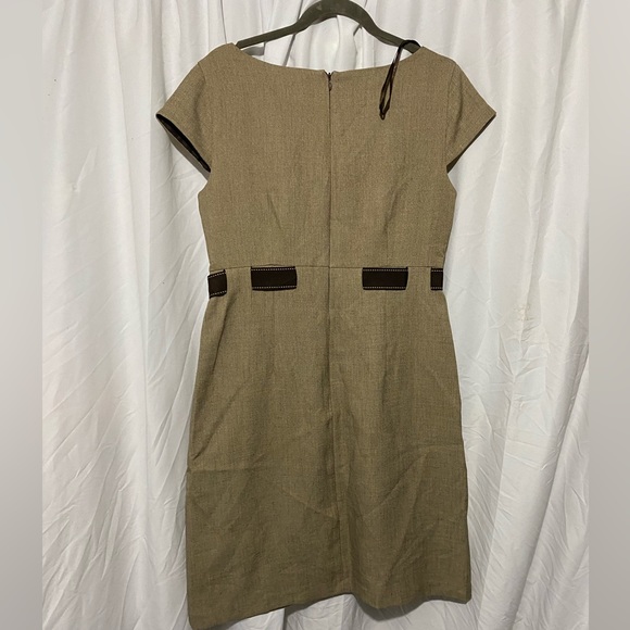 Studio I brown and cream Shift Dress - Picture 2 of 2